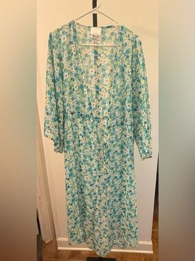 Docela Sheer Kimono Swim Cover NWOT